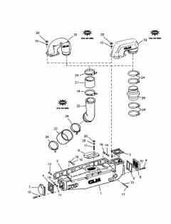 140 GM 181 cid 3 liter 4 cylinder manifolds