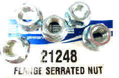 21248 Flange Serrated Nut