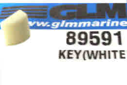 89591 OMC white wedge key