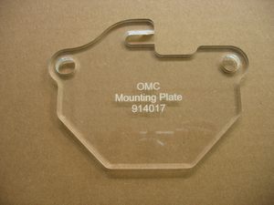 Bell-crank alignment plate 914017