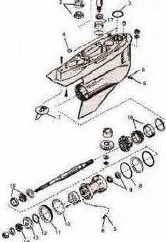 Mercruiser Bravo One SEI outdrive parts drawings