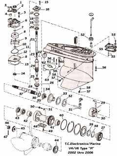 V4-V6 type M 2002-2006 exploded drawing