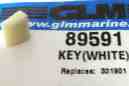 89591 Key white