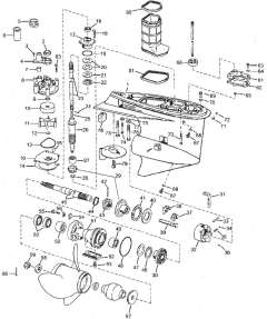 Johnson V4 60 degree gearcase parts.jpg