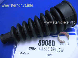 89080 Mercruiser Alpha One shift cable bellows