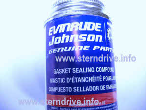 Evinrude Johnson gasket sealing compound