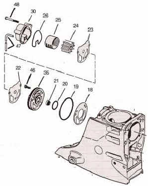 OMC Cobra water pump repair parts