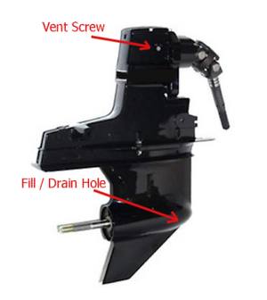 Oil Fill Instructions Lower Unit