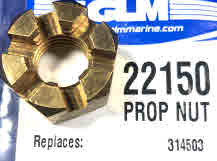 22150 OMC Prop nut