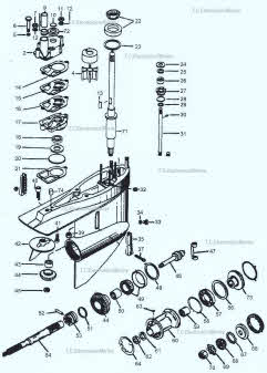 Mercruiser MC-1-R parts drawing