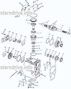 OMC Cobra upper gear case layout