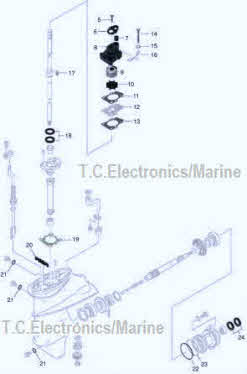 Yamaha outboard parts 9-15 hp years 1984-2006