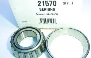 21570 Lower gearcase drive shaft taper bearing