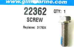 22362 Stainless steel screw