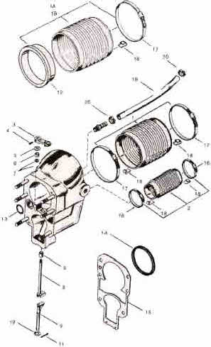 Mercruiser Alpha 1 and generation 2 bell housing layout