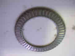 Reverse thrust bearing assembly