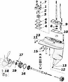 Evinrude / Johnson outboard parts drawings  sterndrive.info