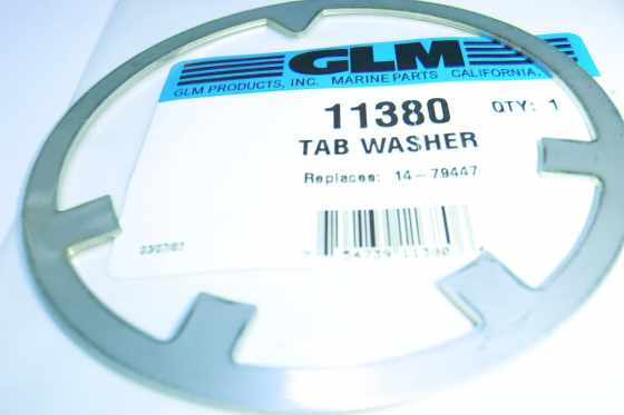 11380 Mercruiser tab washer