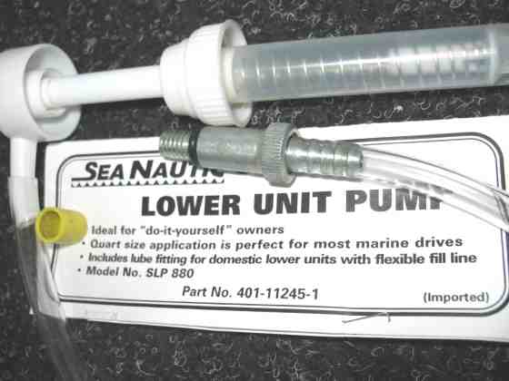 Performance Tool Marine Lower Unit Fluid Pump | 24-inch Hose For Boat Engine Lubrication