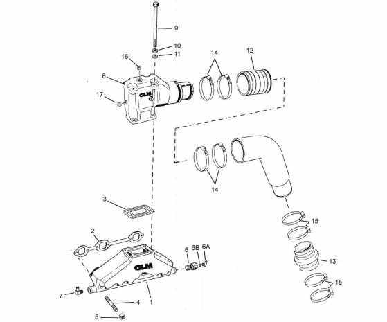 Manifold 4.3 liter GM 262CID V6