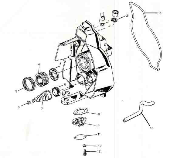 gimbal housing parts
