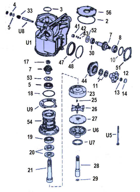 OMC 800 series high profile drawing