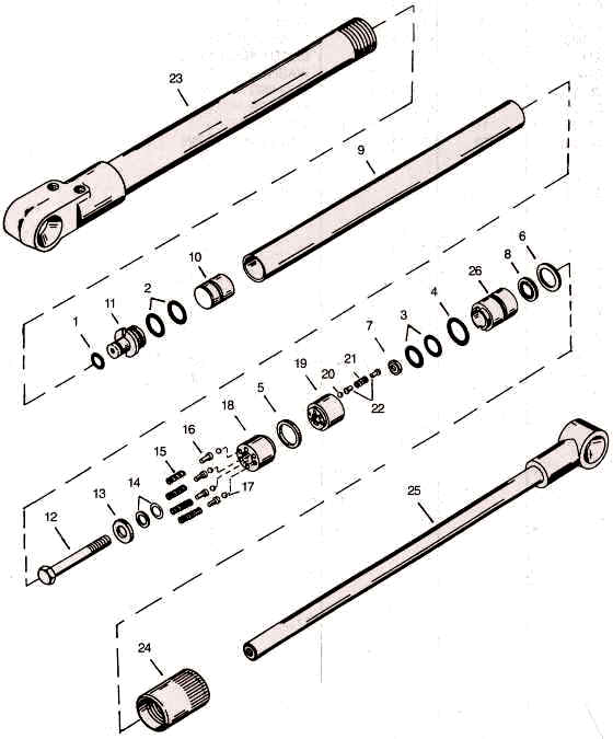 Trim Cylinder Parts Layout