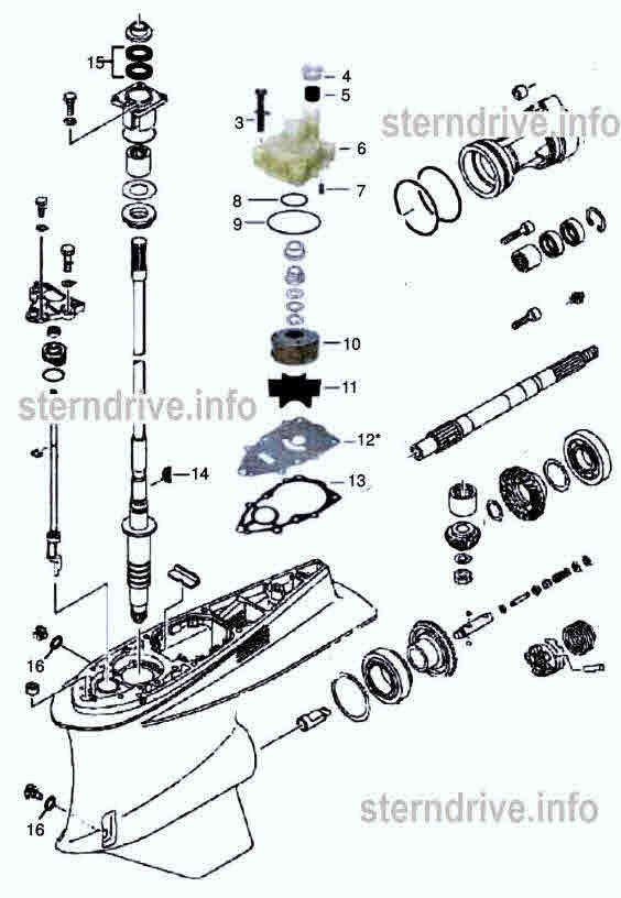 Yamaha outboard parts VZ-200 & VZ-300 2004-2009