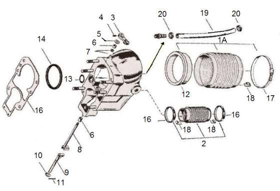 WM Alpha One generation 2 bell housing layout