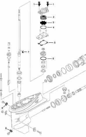 Yamaha outboard 25-30-40 hp