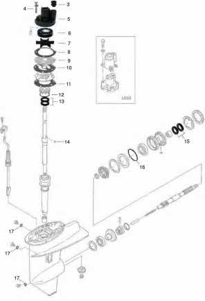 Yamaha outboard drawing