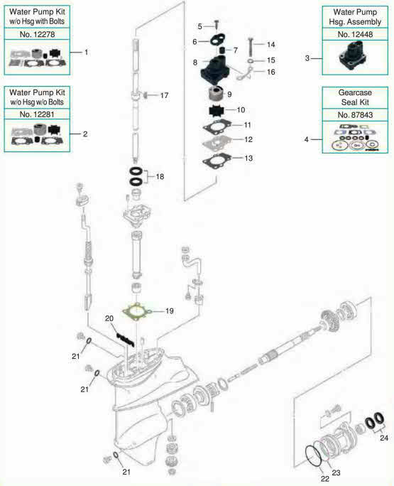 Impeller Kit Yamaha Etld Impeller Kit Yamaha Etld